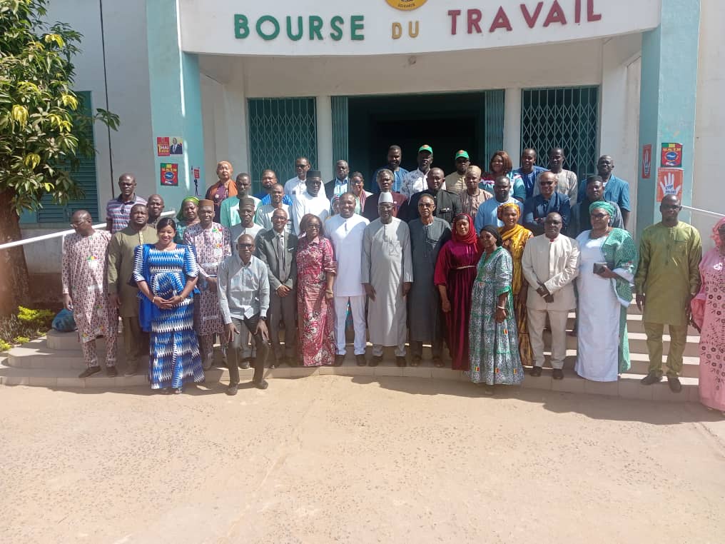 Visite sur Secrétaire Général de la CSI Afrique, Camarade Joël, au Mali